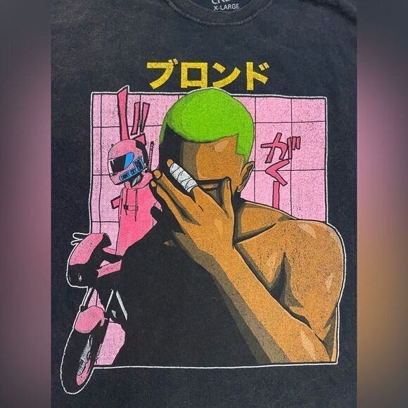 Goat Crew Frank Ocean Graphic T-shirt Men XL Black Wash Short Sleeve Music - Picture 2 of 5